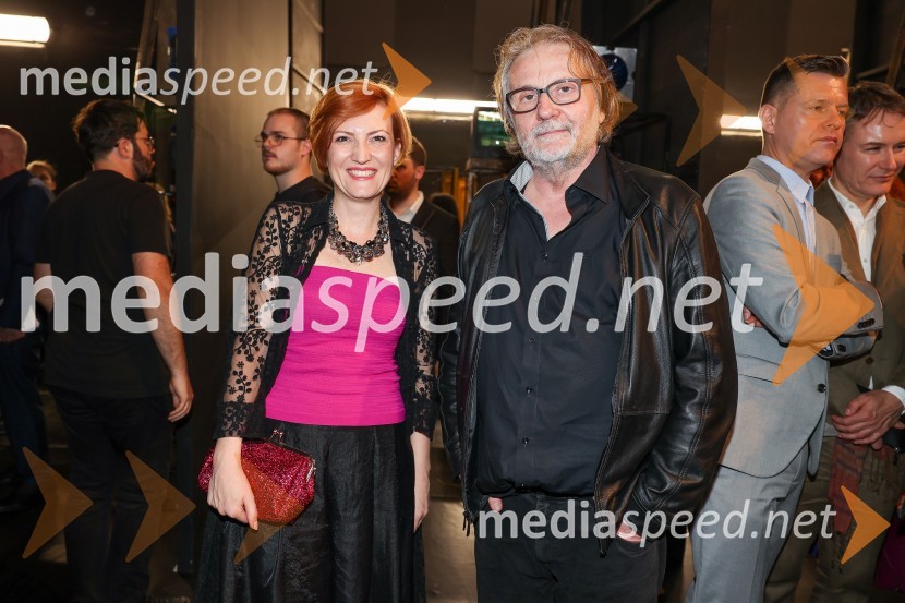 dr. Asta Vrečko, ministrica za kulturo;  Vinko Möderndorfer, pisatelj, pesnik, režiser, dramatikEvgenij Onjegin, premiera opere na odru SNG Opera in balet Ljubljana