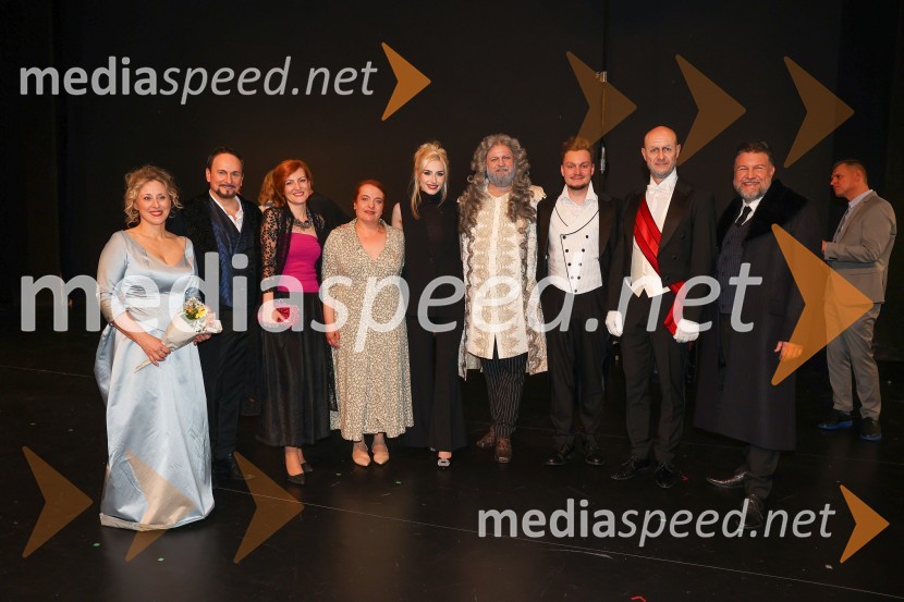  Martina  Zadro, operna pevka;  Dejan Maksimilijan Vrbančič, operni pevec; dr. Asta Vrečko, ministrica za kulturo;  Barbara Sorč, operna pevka;  Sara Briški Cirman - Raiven, pevka, harfistka;  Matej Vovk, tenorist, Spoletta;  Jaka Mihelač, operni pevec;  Peter Martinčič, operni pevec;  Janko  Volčanšek, bas, Slovenski oktetEvgenij Onjegin, premiera opere na odru SNG Opera in balet Ljubljana