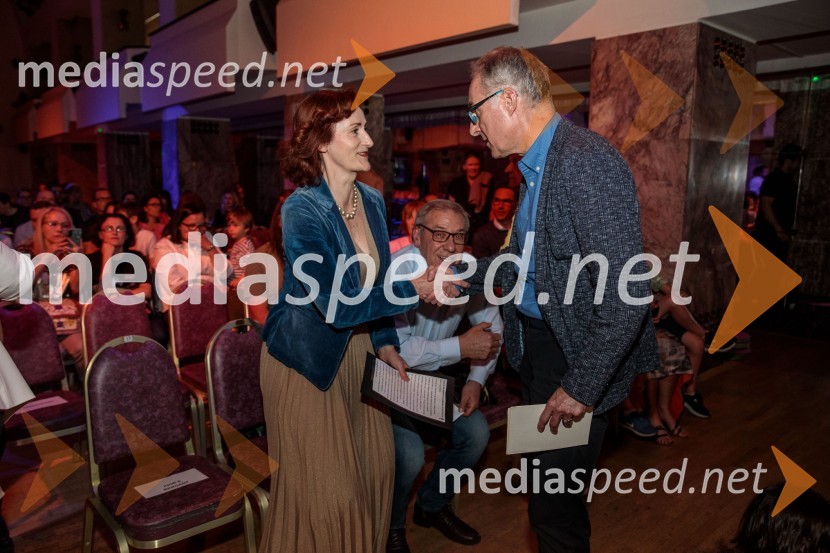  Saša  Pavček, igralka, Predsednica združenja dramskih umetnikov Slovenije, prejemnica Borštnikovega prstana;  Igor Evgen Bergant, novinar in TV voditeljSlavnostna prireditev ob 60-letnici Pionirskega doma