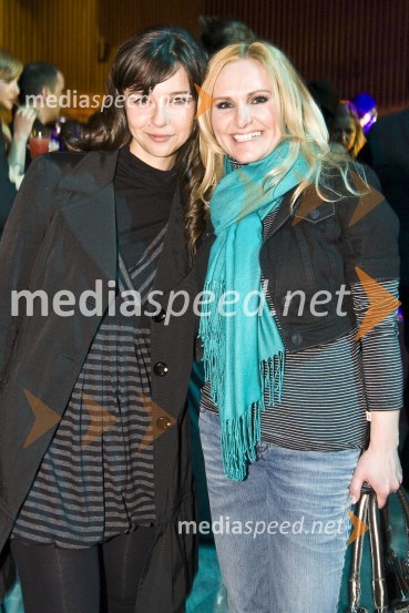 Severa Gjurin in Nuša Derenda, pevkiViktorji 2008, zaključna zabava na Gospodarskem razstavišču