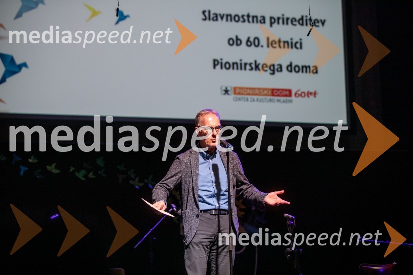  Igor Evgen Bergant, novinar in TV voditeljSlavnostna prireditev ob 60-letnici Pionirskega doma