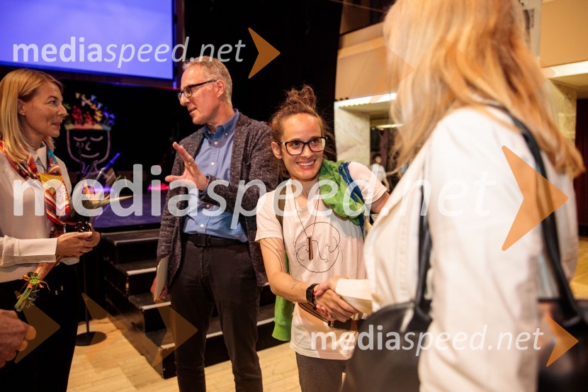  Tjaša Ficko, podžupanja, Mestna občina Ljubljana;  Igor Evgen Bergant, novinar in TV voditelj;  ... Slavnostna prireditev ob 60-letnici Pionirskega doma