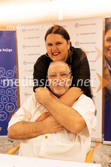 dr.  Jorge Bucay, pisatelj in psihoterapevt;  Uršula Cetinski, generalna direktorica, Cankarjev domJorge in Demián Bucay: O odnosih, ki nas zaznamujejo