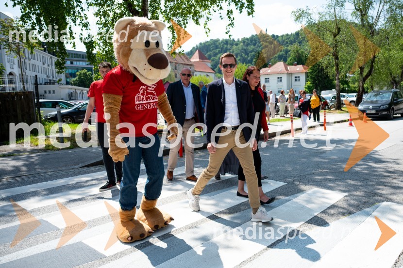  ... ;  Matija Kovač, župan, MO CeljePrva 3D zebra v Celju