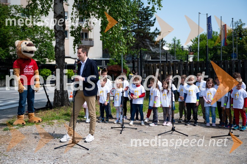  Matija Kovač, župan, MO CeljePrva 3D zebra v Celju