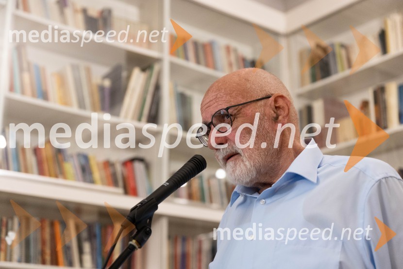  Dušan Merc, predsednik Društva slovenskih pisateljevPodelitev nagrade desetnica 2023