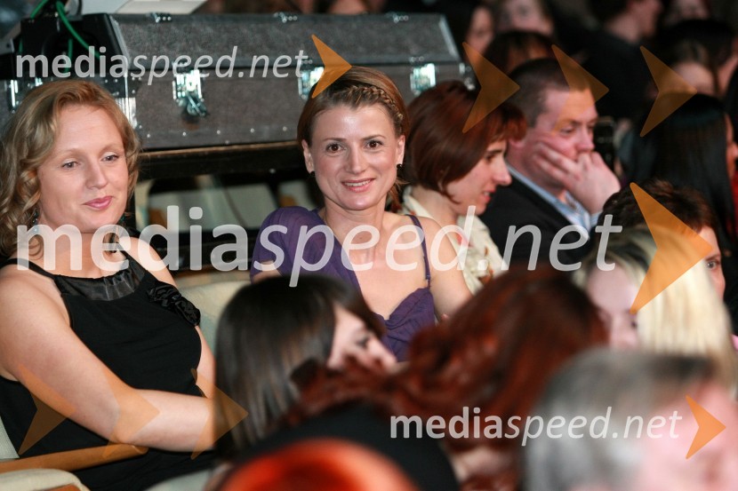 Claudia Lakner, vodja tržnih komunikacij AC-Intercar d.o.o. in Metka Pevec Kejžar, vodja službe za odnose z javnostmi, AC Intercar, d.o.o LjubljanaViktorji 2008, dogajanje na odru in v dvorani