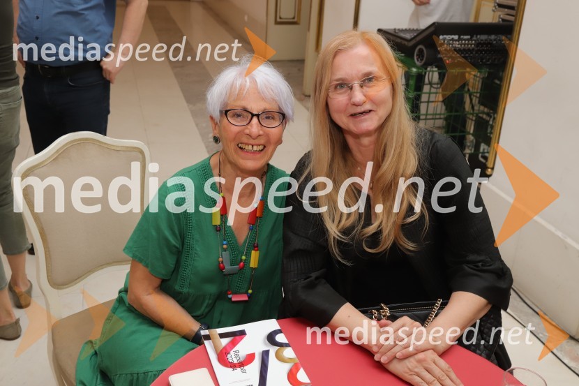  Ivanka Mulec Ploj, predsednica Glasbene matice Ljubljana;  Urška ČopPredstavitev repertoarja sezone 2023/2024 Slovenskega narodnega gledališča Maribor