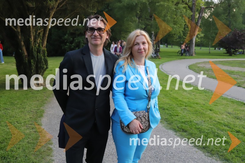  Aleksandar  Popovski, režiser, umetniški direktor Drame SNG Maribor;  Natalija PopovskiOperna noč 2023