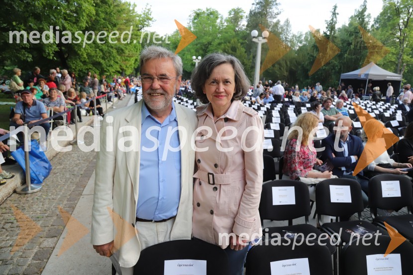  Zdravko Luketič, slovenski inženir radiologije, slikar, politik;  Nilda LuketičOperna noč 2023