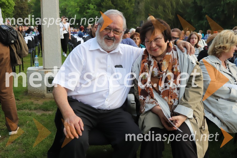 prof. dr. Igor Tičar, nekdanji rektor, Univerza v Mariboru;  Jolanda TičarOperna noč 2023