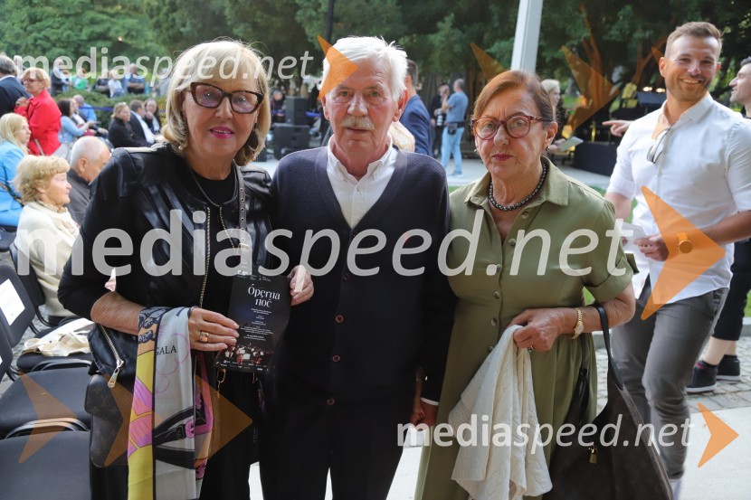  Edita Benko Toplak;  Branko Bezjak, nekdanji direktor, Swaty;  Dunja BezjakOperna noč 2023