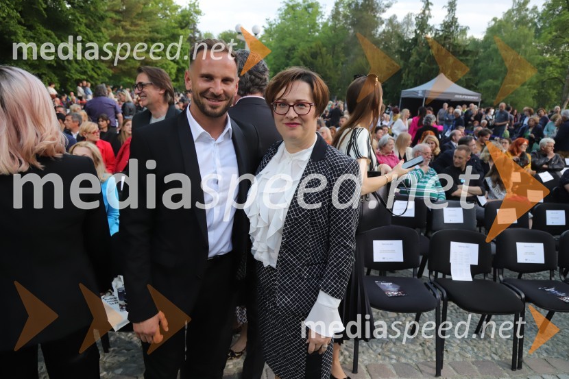  David  Klobasa, župan Občine Sveta Trojica in podjetnik;  Lidija Divjak Mirnik, direktorica Študentskih domov UM, nekdanja mestna svetnica MOM (LPR)Operna noč 2023