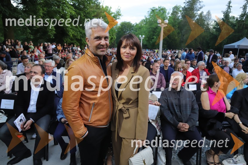  Marko Arsenovič, managing director, s.Oliver Slovenia & Croatia;  Tina RajteričOperna noč 2023