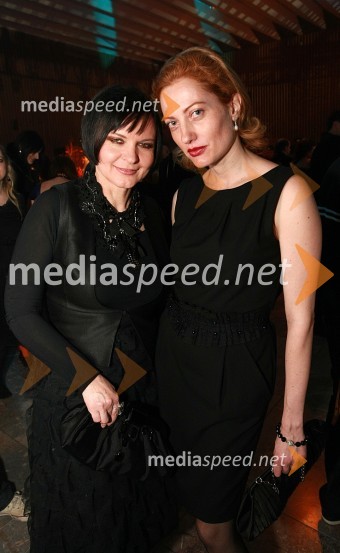 Jožica Brodarič, modna ikona in  	Hermina Kovačič, urednica revije Diners MagazinViktorji 2008, zaključna zabava na Gospodarskem razstavišču