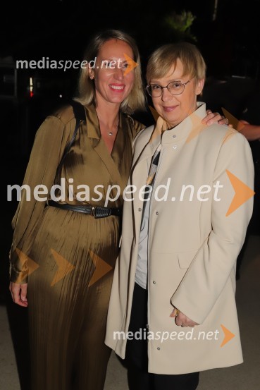  Mateja Kožuh, producentka Opere in Baleta SNG Maribor, akordeonistka; dr. Nataša Pirc Musar, predsednica Republike SlovenijeOperna noč 2023