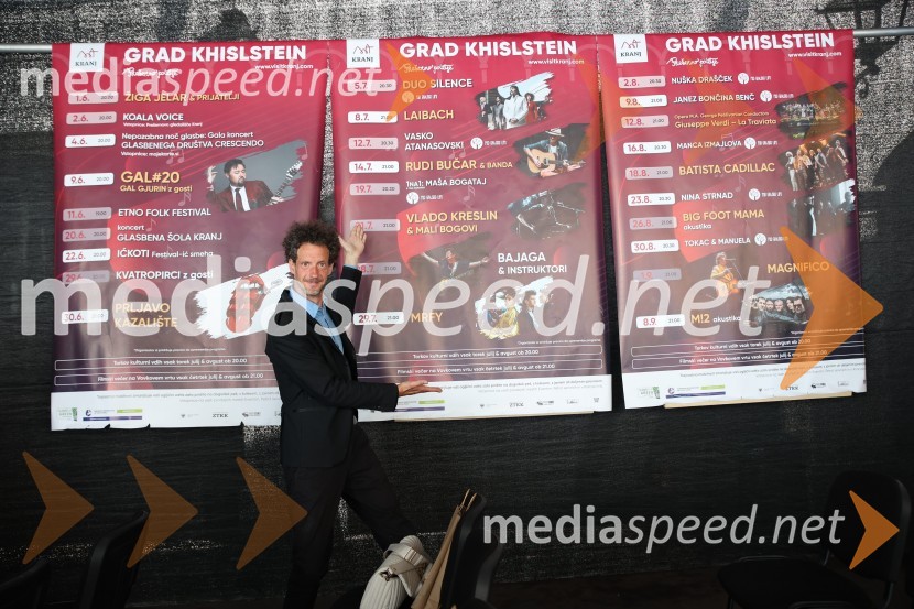  Toni Cahunek, igralec, novinarPrešerno poletje 2023, novinarska konferenca