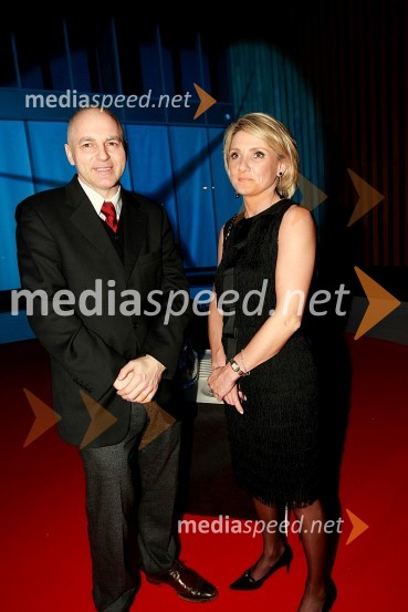 mag. Andrej Lovšin, predsednik uprave Intereuropa d.d in mag. Simona Dimic, vodja kabineta predsednika vlade RSViktorji 2008, zaključna zabava na Gospodarskem razstavišču