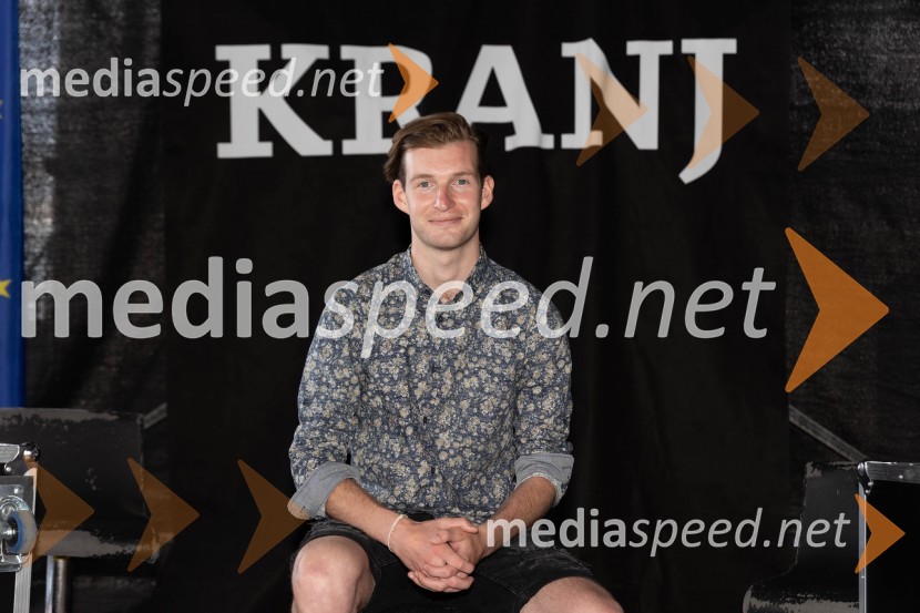  Žiga  Jelar, smučarski skakalecPrešerno poletje 2023, novinarska konferenca