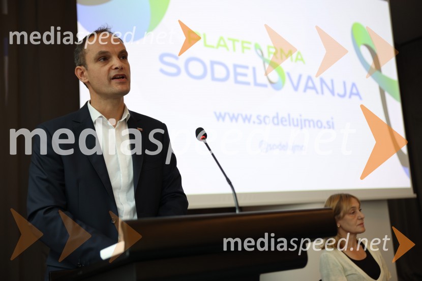  Anže Logar, poslanec SDS, predsednik Ljubljanskega odbora SDSUstanovitvena seja Platforme sodelovanja, Anže Logar