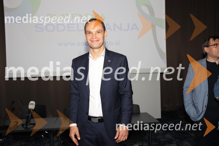  Anže Logar, poslanec SDS, predsednik Ljubljanskega odbora SDSUstanovitvena seja Platforme sodelovanja, Anže Logar