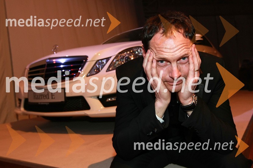 Jože Potrebuješ, član skupine ČukiViktorji 2008, zaključna zabava na Gospodarskem razstavišču