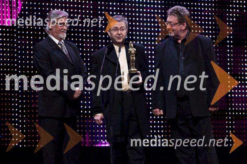 New Swing QuartetViktorji 2008, dogajanje na odru in v dvorani