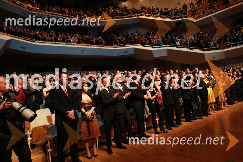 Viktorji 2008, dogajanje na odru in v dvorani