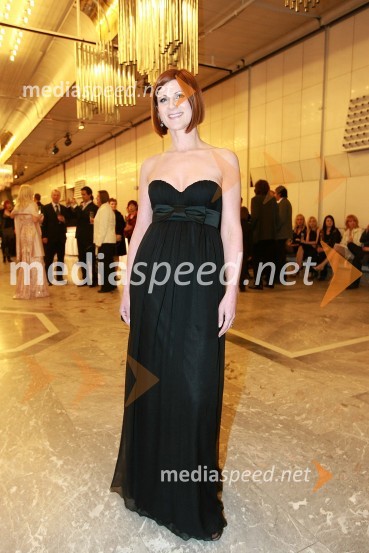 Maja Štamol Droljc, modna oblikovalkaViktorji 2008, druženje pred dvorano