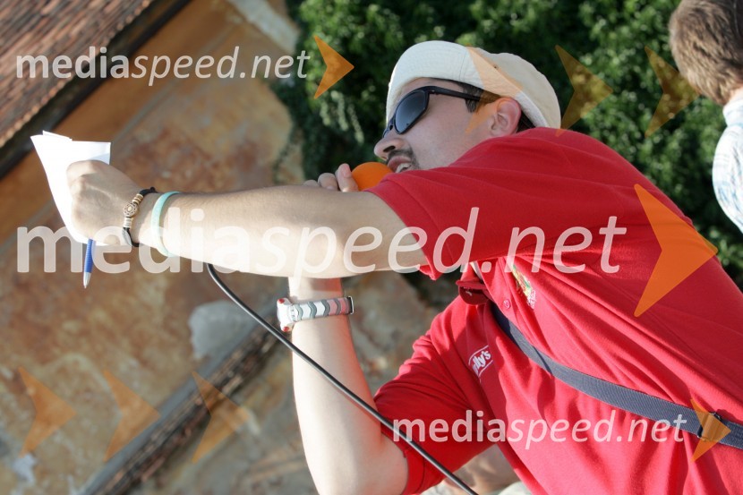 Moderator jutranjega programa na Radiu City Dejan VedlinJET SKI, pokal Alpe Adria