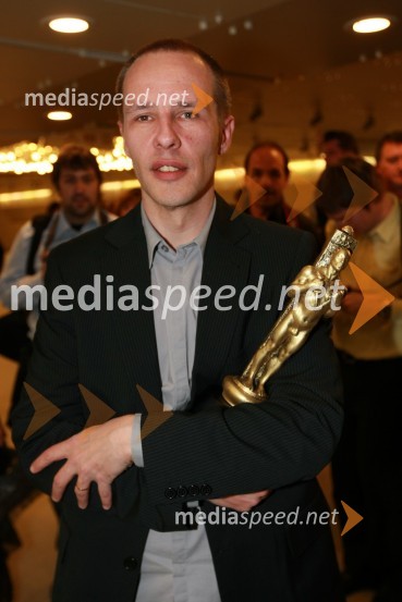 Andrej Karoli, radijecViktorji 2008, druženje pred dvorano