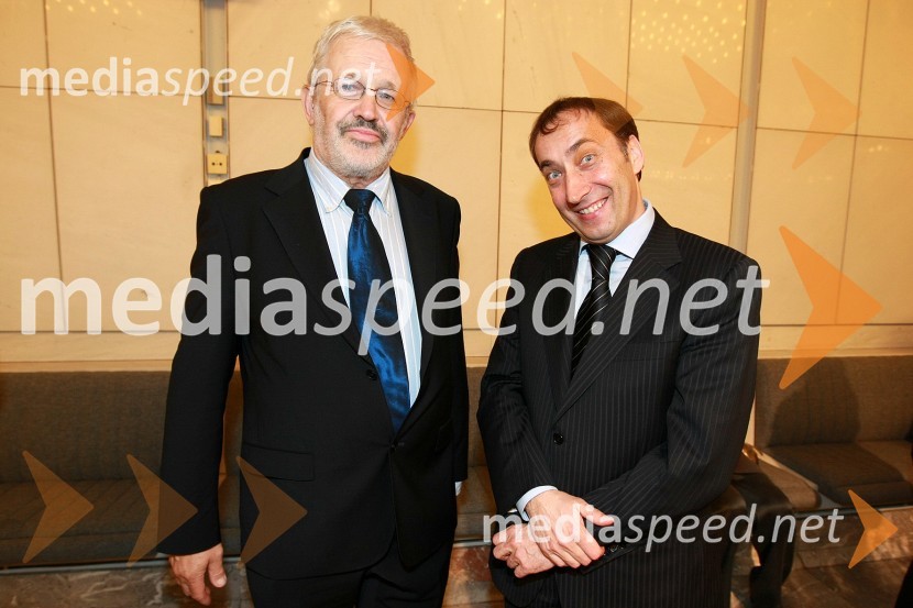 ... in Franci Zavrl, PristopViktorji 2008, druženje pred dvorano