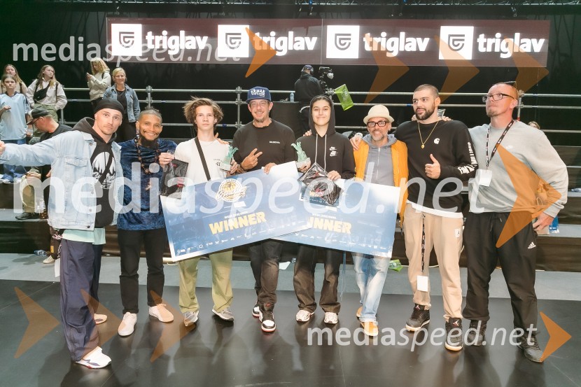 Finale World Kidz Breaking Champion Ljubljana - Powered by I Feel Slovenia sta osvojila Bolgarka Bgirl FIREBIRD in Ukrajinec Bboy RAPTOR