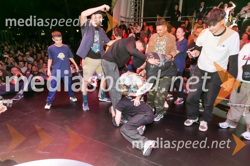 Finale World Kidz Breaking Champion Ljubljana - Powered by I Feel Slovenia sta osvojila Bolgarka Bgirl FIREBIRD in Ukrajinec Bboy RAPTOR