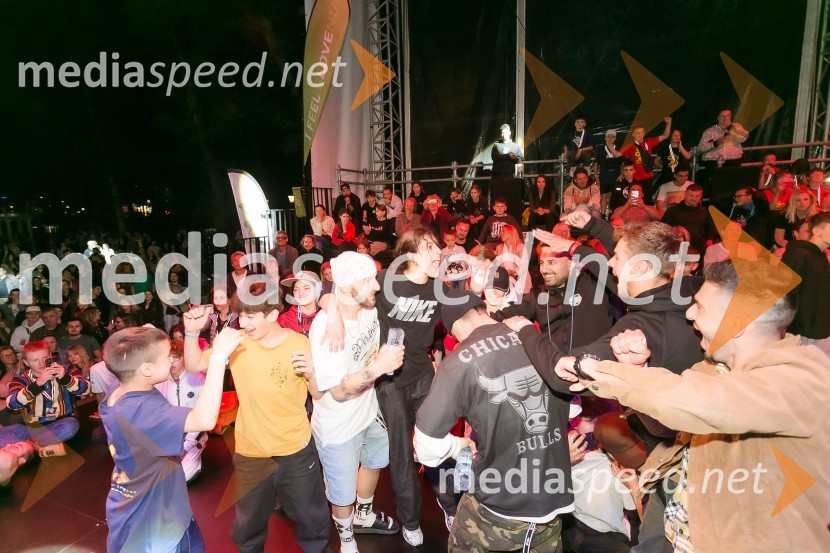 Finale World Kidz Breaking Champion Ljubljana - Powered by I Feel Slovenia sta osvojila Bolgarka Bgirl FIREBIRD in Ukrajinec Bboy RAPTOR