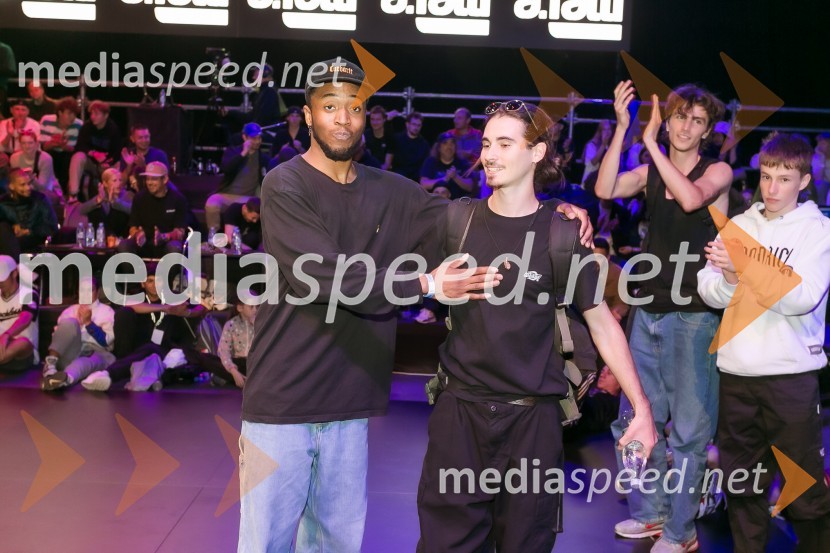 Finale World Kidz Breaking Champion Ljubljana - Powered by I Feel Slovenia sta osvojila Bolgarka Bgirl FIREBIRD in Ukrajinec Bboy RAPTOR