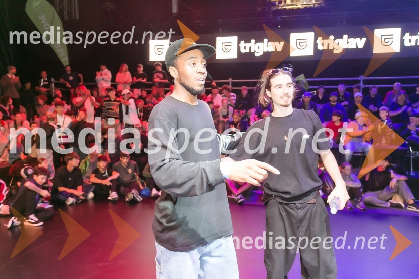 Finale World Kidz Breaking Champion Ljubljana - Powered by I Feel Slovenia sta osvojila Bolgarka Bgirl FIREBIRD in Ukrajinec Bboy RAPTOR