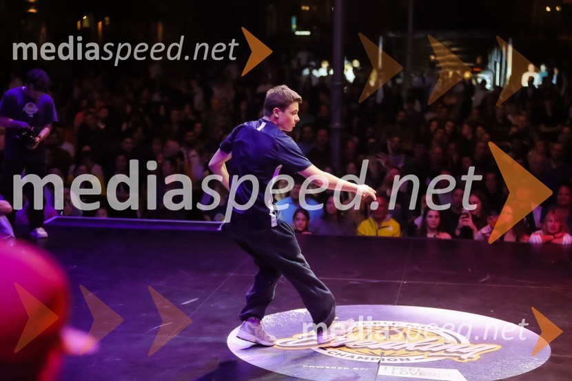 Finale World Kidz Breaking Champion Ljubljana - Powered by I Feel Slovenia sta osvojila Bolgarka Bgirl FIREBIRD in Ukrajinec Bboy RAPTOR