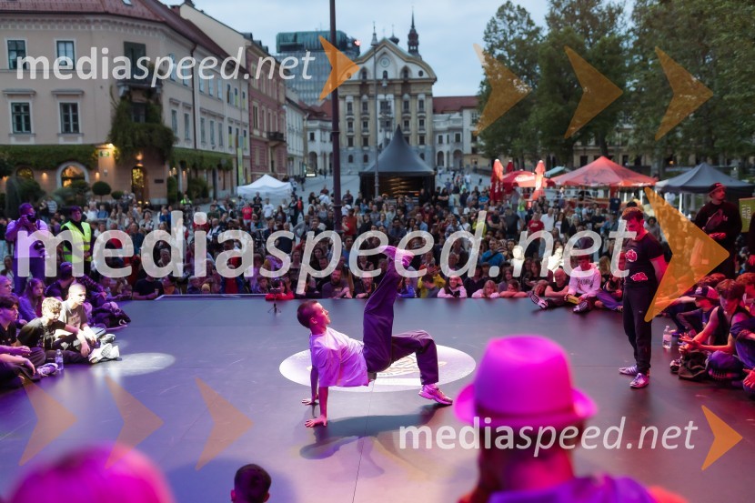 Finale World Kidz Breaking Champion Ljubljana - Powered by I Feel Slovenia sta osvojila Bolgarka Bgirl FIREBIRD in Ukrajinec Bboy RAPTOR