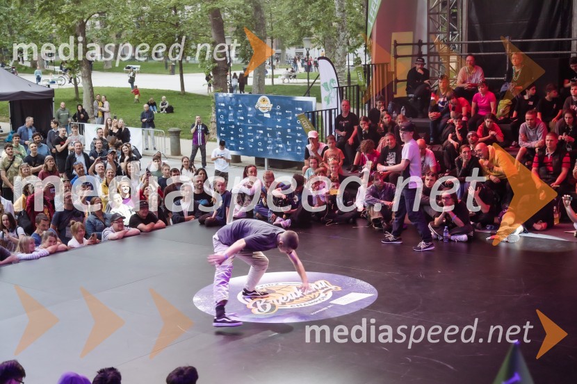 Finale World Kidz Breaking Champion Ljubljana - Powered by I Feel Slovenia sta osvojila Bolgarka Bgirl FIREBIRD in Ukrajinec Bboy RAPTOR