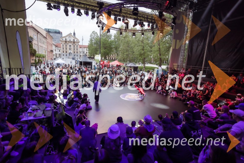 Finale World Kidz Breaking Champion Ljubljana - Powered by I Feel Slovenia sta osvojila Bolgarka Bgirl FIREBIRD in Ukrajinec Bboy RAPTOR