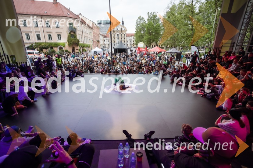 Finale World Kidz Breaking Champion Ljubljana - Powered by I Feel Slovenia sta osvojila Bolgarka Bgirl FIREBIRD in Ukrajinec Bboy RAPTOR