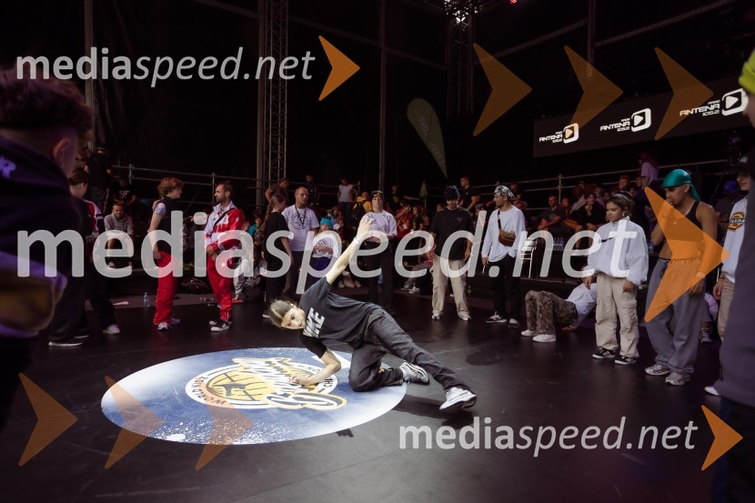 Finale World Kidz Breaking Champion Ljubljana - Powered by I Feel Slovenia sta osvojila Bolgarka Bgirl FIREBIRD in Ukrajinec Bboy RAPTOR