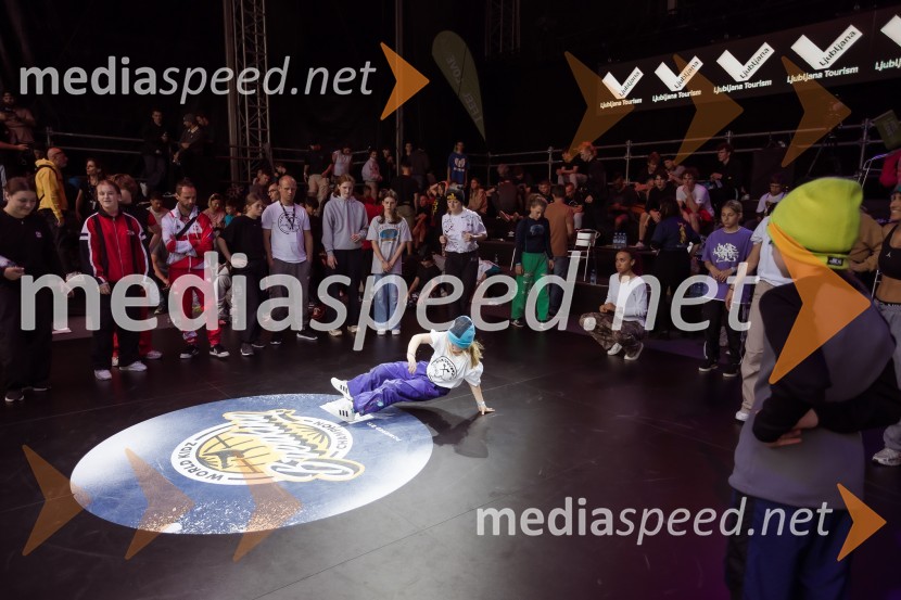 Finale World Kidz Breaking Champion Ljubljana - Powered by I Feel Slovenia sta osvojila Bolgarka Bgirl FIREBIRD in Ukrajinec Bboy RAPTOR
