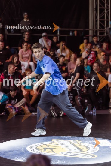 Finale World Kidz Breaking Champion Ljubljana - Powered by I Feel Slovenia sta osvojila Bolgarka Bgirl FIREBIRD in Ukrajinec Bboy RAPTOR