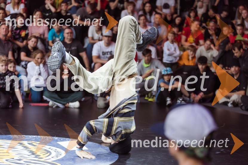 Finale World Kidz Breaking Champion Ljubljana - Powered by I Feel Slovenia sta osvojila Bolgarka Bgirl FIREBIRD in Ukrajinec Bboy RAPTOR