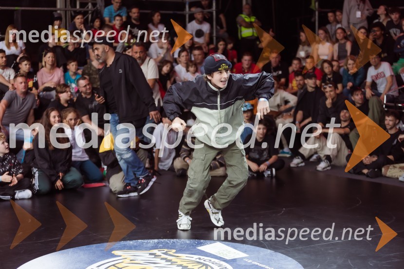 Finale World Kidz Breaking Champion Ljubljana - Powered by I Feel Slovenia sta osvojila Bolgarka Bgirl FIREBIRD in Ukrajinec Bboy RAPTOR