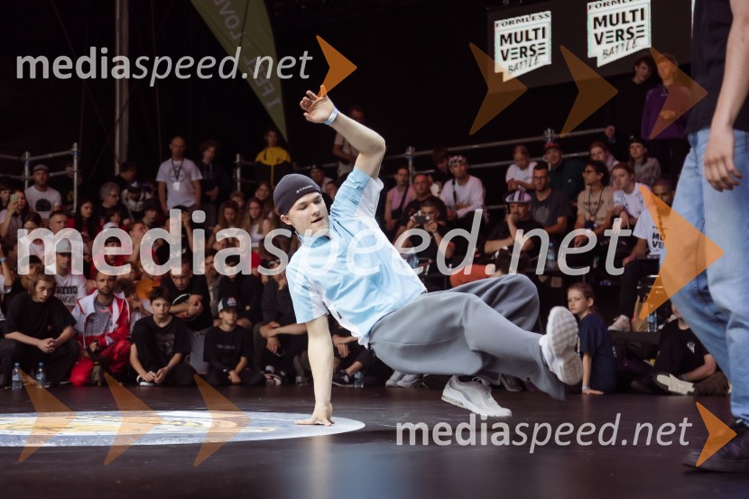 Finale World Kidz Breaking Champion Ljubljana - Powered by I Feel Slovenia sta osvojila Bolgarka Bgirl FIREBIRD in Ukrajinec Bboy RAPTOR
