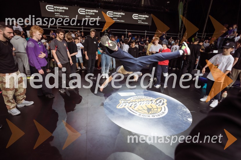 Finale World Kidz Breaking Champion Ljubljana - Powered by I Feel Slovenia sta osvojila Bolgarka Bgirl FIREBIRD in Ukrajinec Bboy RAPTOR