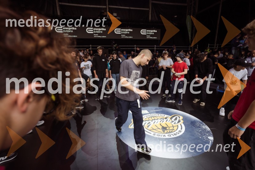 Finale World Kidz Breaking Champion Ljubljana - Powered by I Feel Slovenia sta osvojila Bolgarka Bgirl FIREBIRD in Ukrajinec Bboy RAPTOR